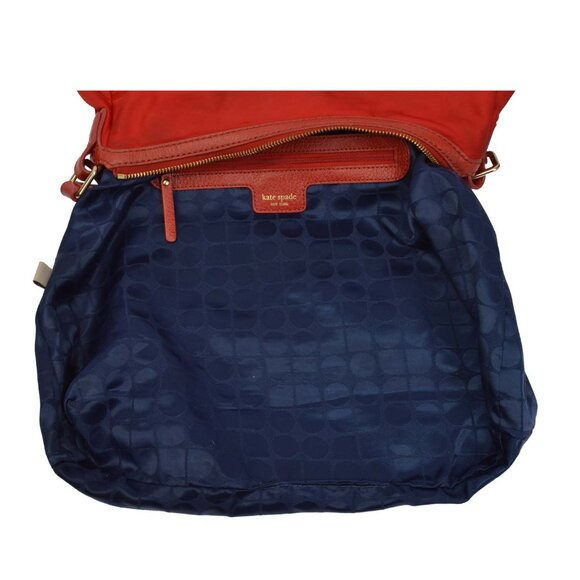 Kate Spade Red Nylon/Leather Trim Shoulder Bag - Picture 3 of 14